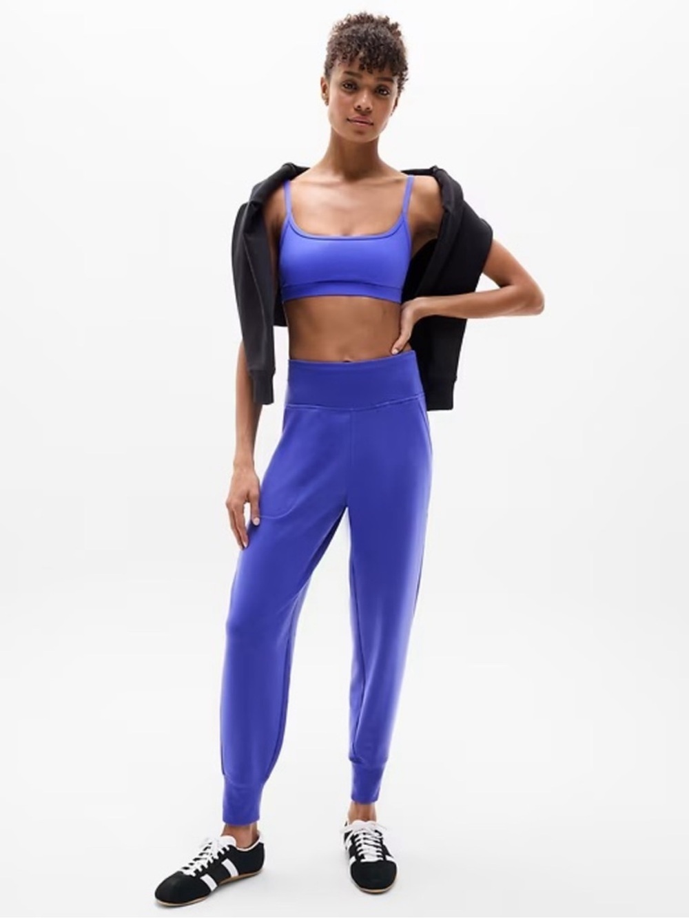 Athleta Coaster Luxe High Rise Jogger Blue Pants, XS